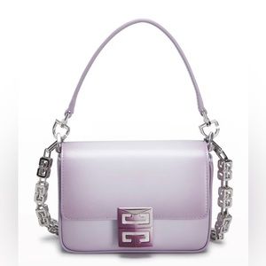 Givenchy Lavender Crossbody Bag with Silver Accents